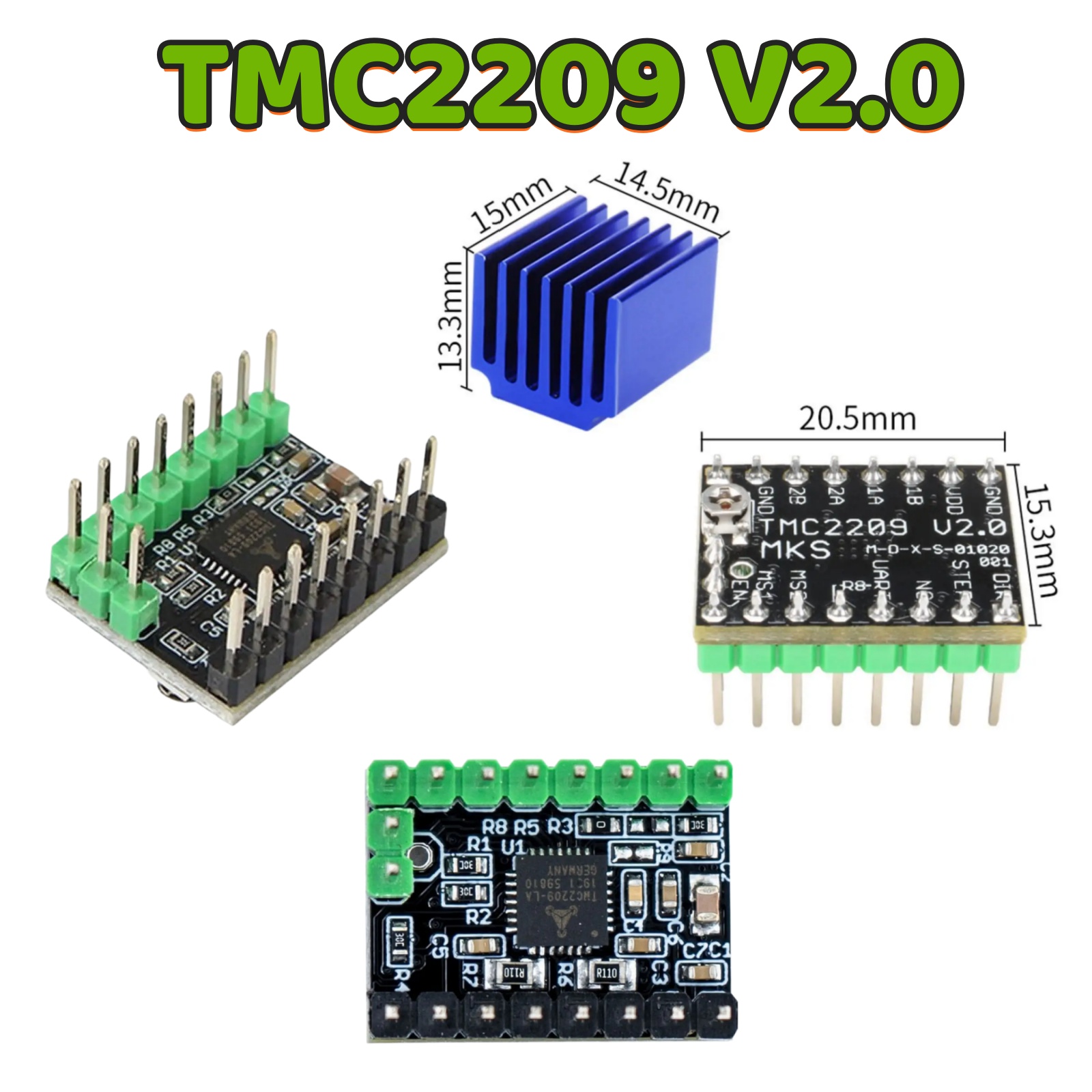 Mks Sgen - Sterownik silnika krokowego MKS TMC2209 V2.0