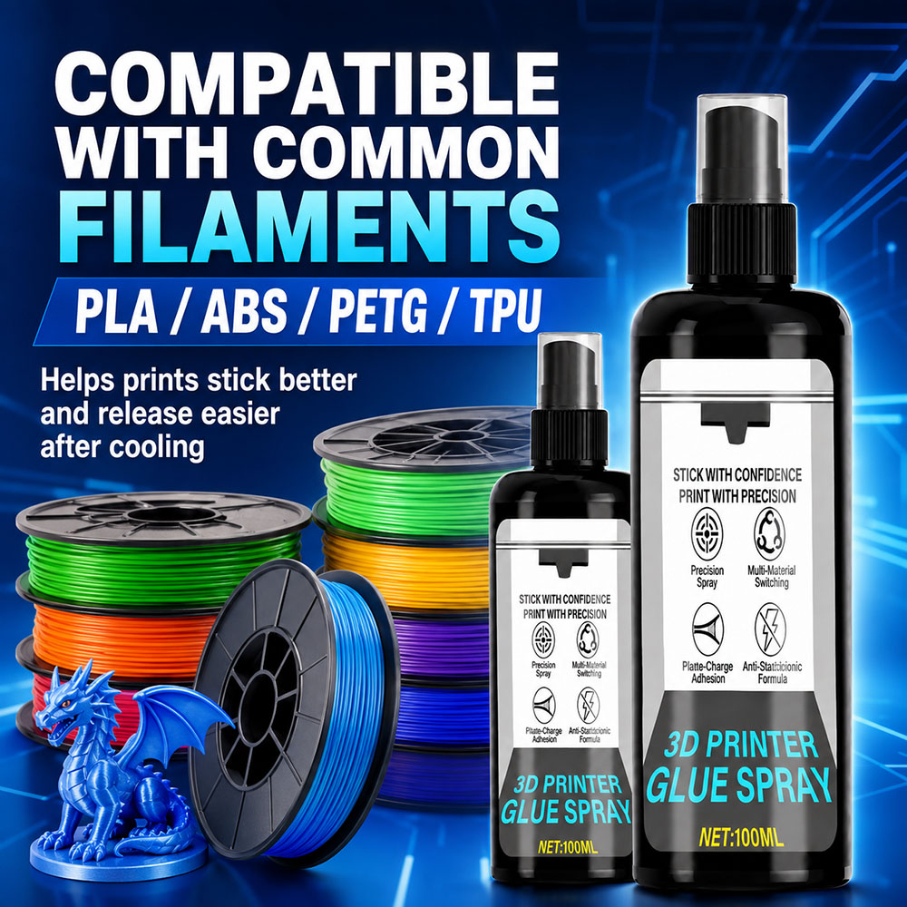 Mocny klej w sprayu do drukare – Petg Filament recenzja i cena