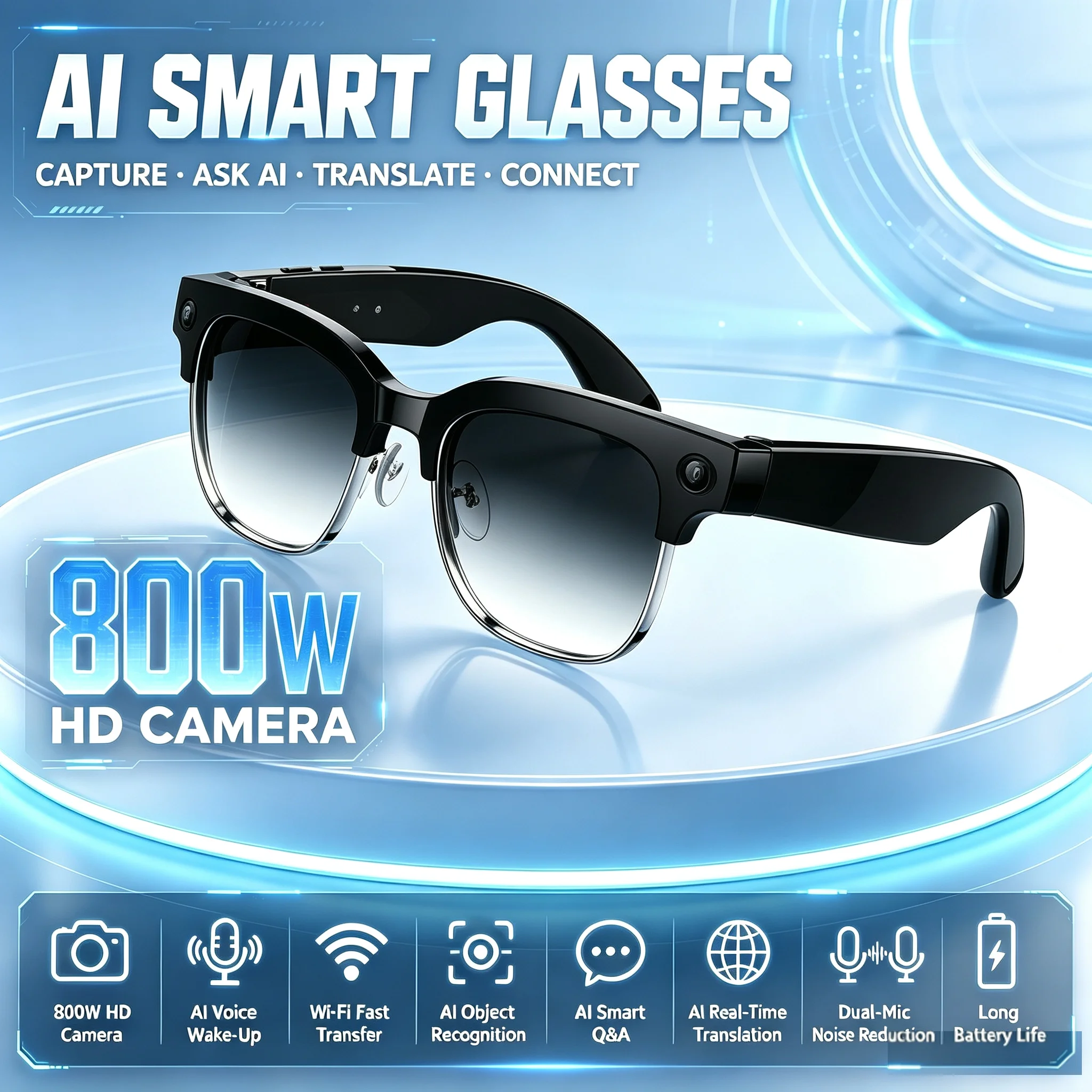 Inteligentne okulary AI z funk – Bltouch recenzja i cena