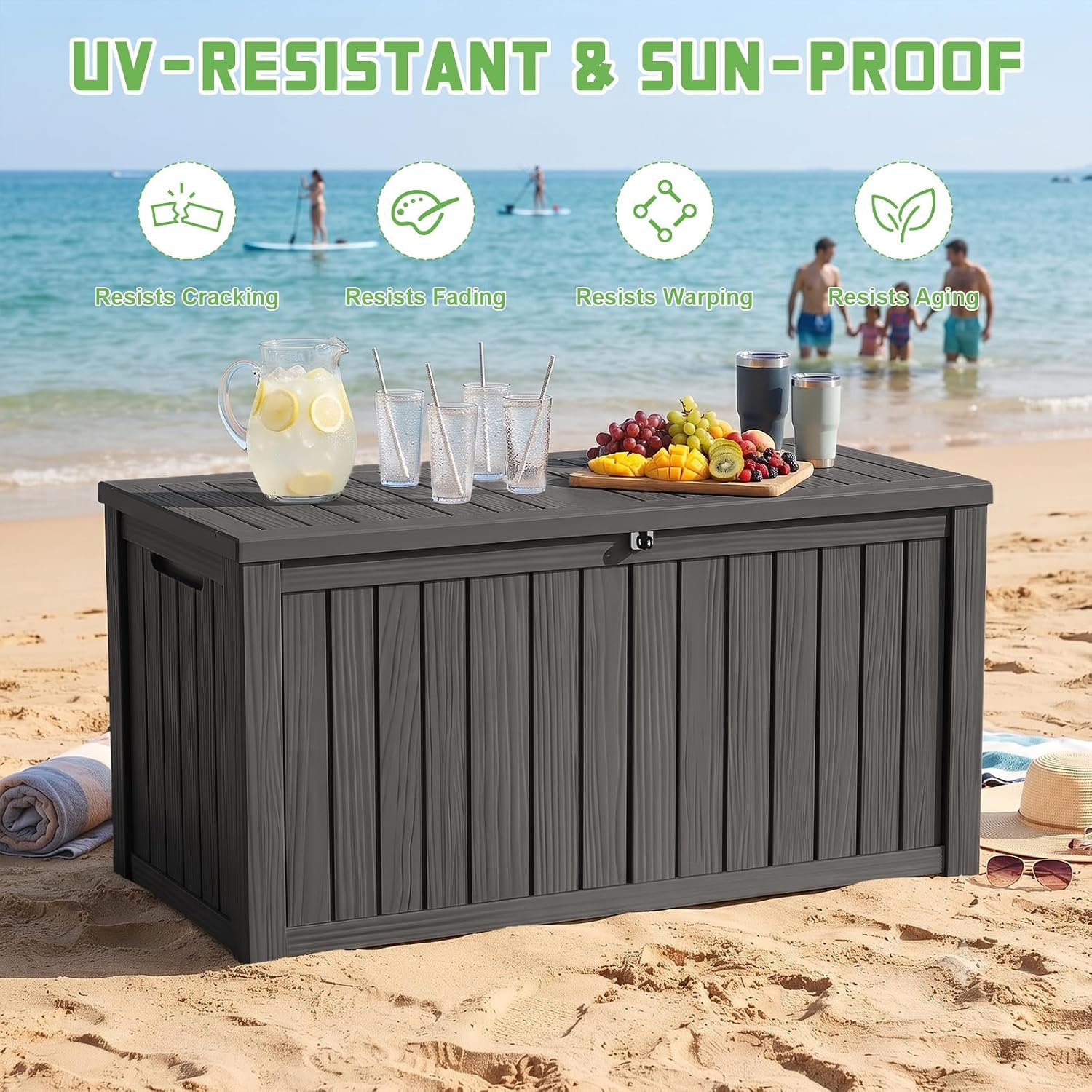 200-galonowy zamykany schowek  – Uv Resin recenzja i cena