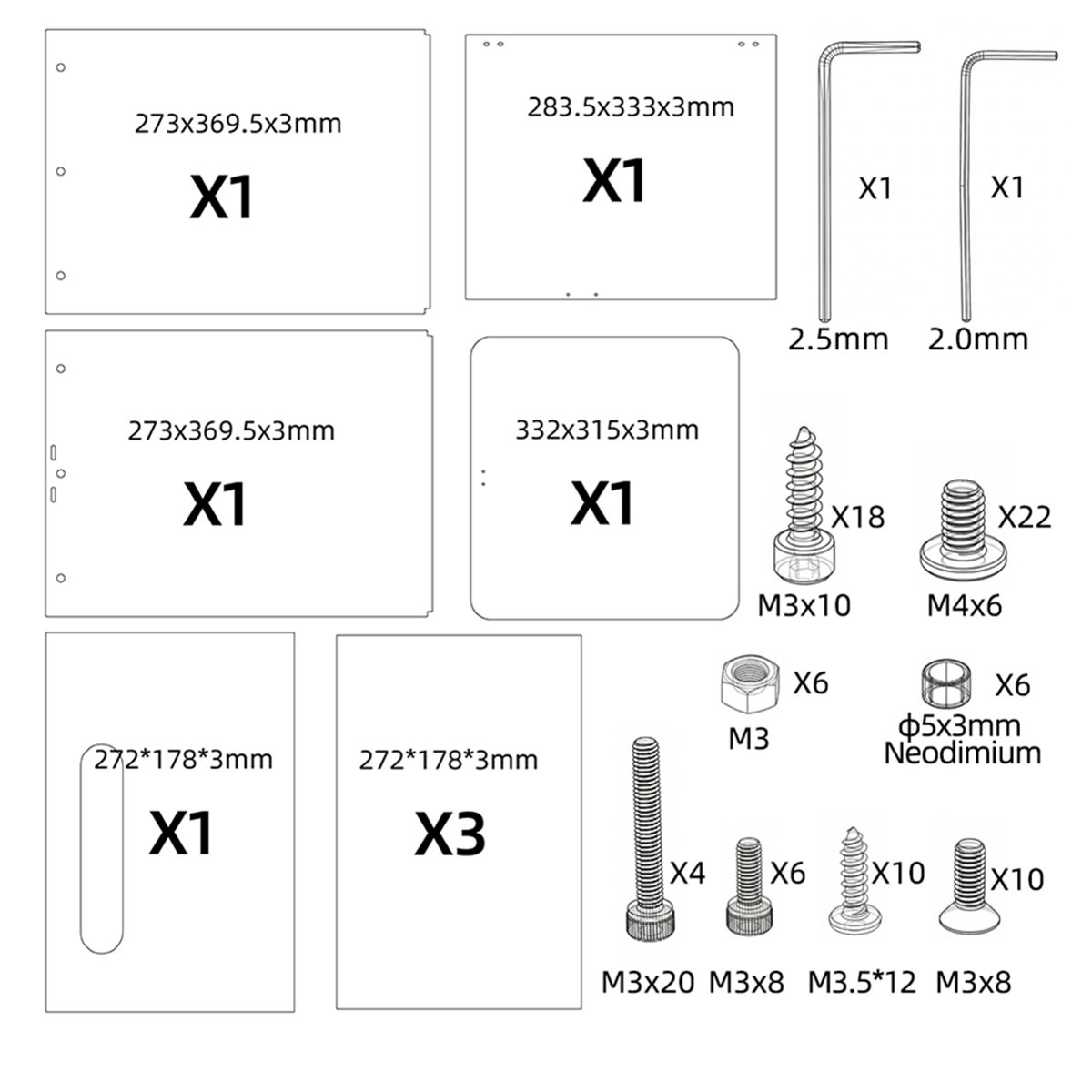 [VALUE PACK] Zestaw obudowy do – Enclosure 3D Printer recenzja i cena
